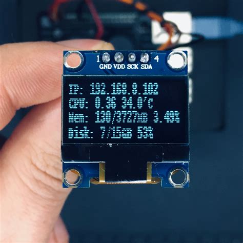 Raspberry Pi 4 Monitoring System via OLED Display Module | Raspberry Pi | Maker Pro