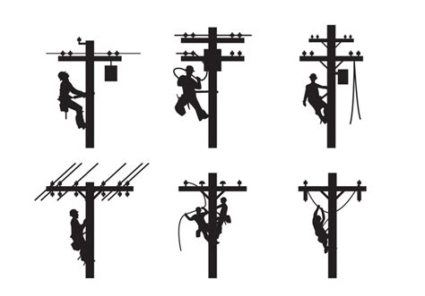 Lineman Silhouette Vector 164078 Vector Art at Vecteezy