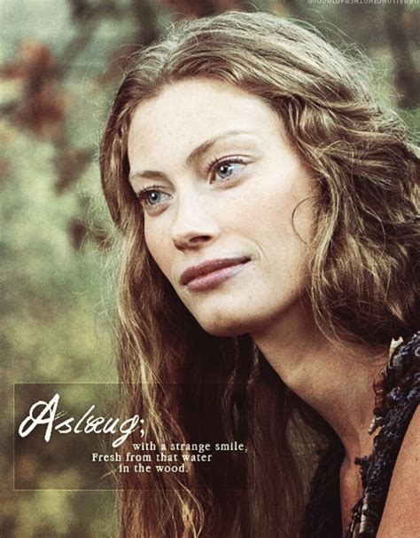 Queen Aslaug - the second wife of Ragnar | Vikings tv series, Vikings ...