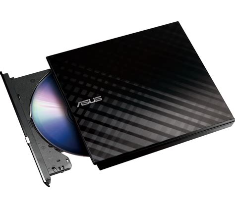 ASUS SDRW-08D2S-U LITE External Slimline SATA DVD Writer - Black Fast Delivery | Currysie