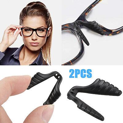 1 Pair Anti-slip Silicone Stick On Nose Pads For Eyeglasses Sunglasses Glasses | eBay