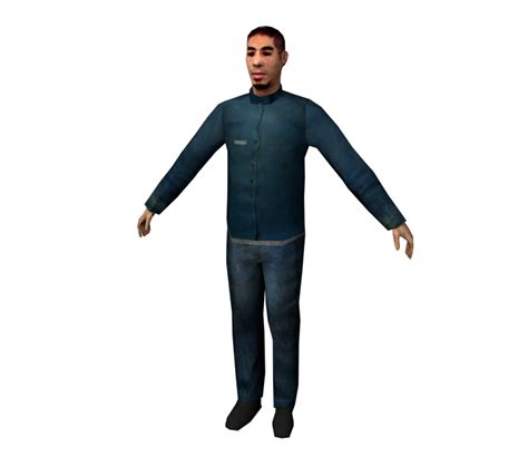 PC / Computer - Half-Life 2 - Low-Poly Citizen - The Models Resource