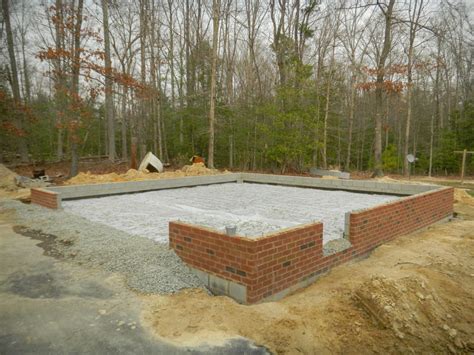 28 x 28 Garage foundation in Chesterfield Co is ready for slab to be installed – RBM Remodeling ...