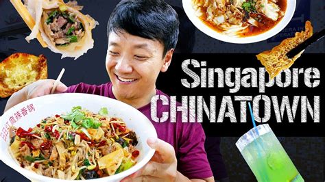 STREET FOOD FEAST at Singapore CHINATOWN! - YouTube