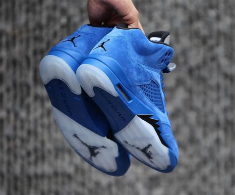 Air Jordan 5 Blue Suede 136027-401 Release Date - Sneaker Bar Detroit