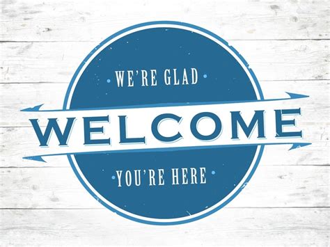 Welcome! We’re Glad You’re Here | Milo Wilson