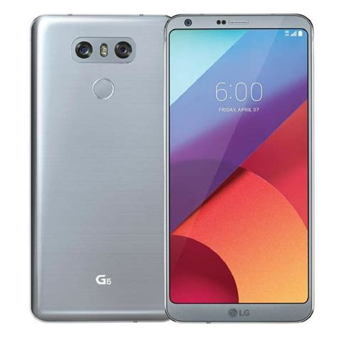 Restored LG G6 VS988 32GB Verizon Phone w/ Dual 13 MP Camera - Ice Platinum (Refurbished ...