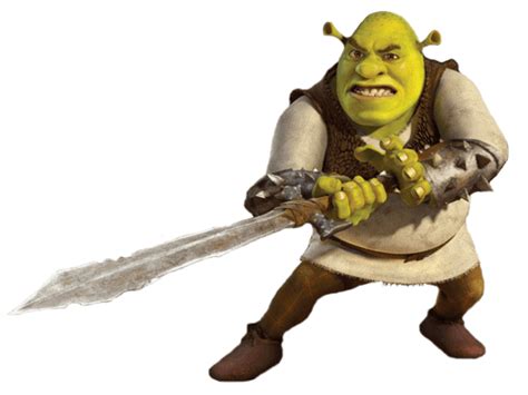 Shrek Holding A Sword Meme Sticker By | ubicaciondepersonas.cdmx.gob.mx