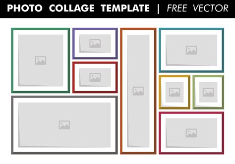 Photo Collage Template Free Vector 114651 Vector Art at Vecteezy