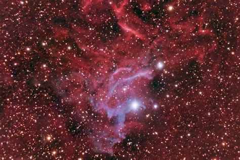 IC405 The Flaming Star Nebula - VisibleDark