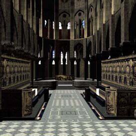 Gothic architecture: the exterior and interior of the Notre-Dame ...