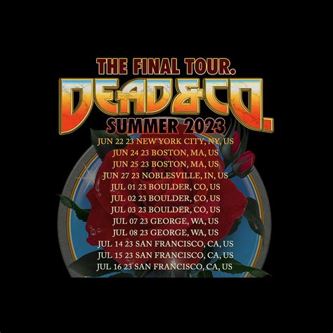 Dead Company The Final Tour 2023 Digital Art by Tiktikcu - Fine Art America