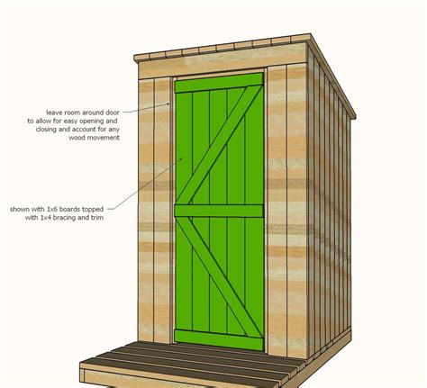 Outhouse Plan for Cabin | Building an outhouse, Ana white, Easy diy projects