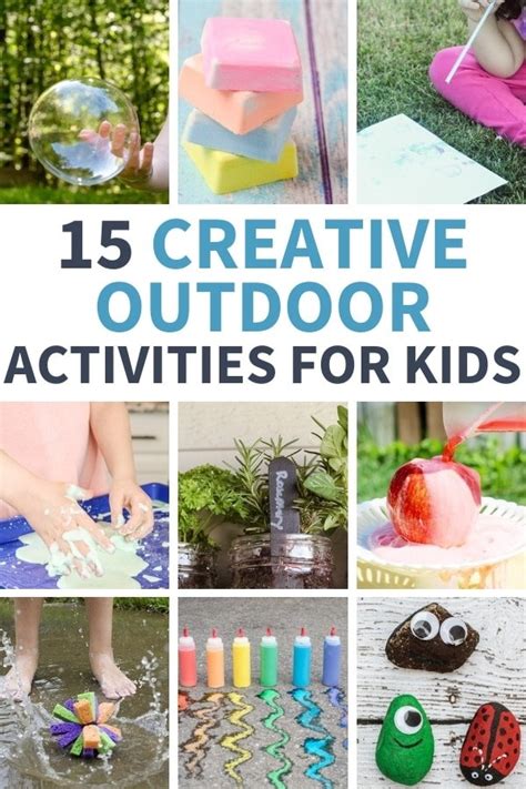 15 Creative Outdoor Activities for Kids - Living Well Mom