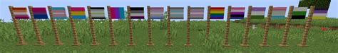 Finally finished my pride flag mod for Minecraft! Sorry if I missed ...