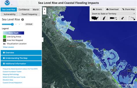 Sea Level Rise - Map Viewer | NOAA Climate.gov