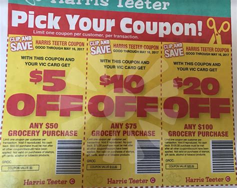 THREE Harris Teeter Coupons Possibly In Your Paper Tomorrow! - The Harris Teeter Deals