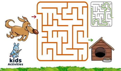 Cartoon Mazes For Kids - Free Printable - Free mazes online - Easy maze for preschoolers ...