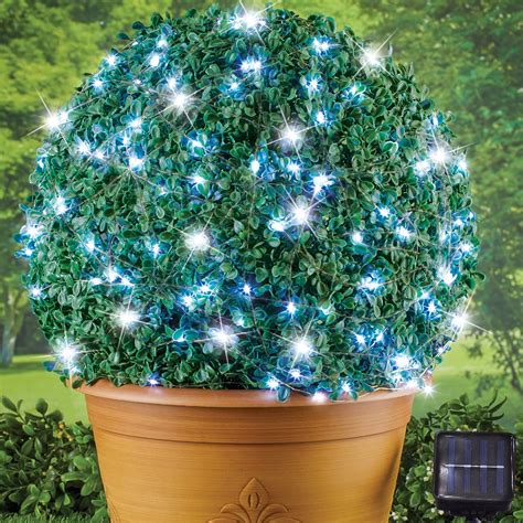 65-Foot 200 LED Outdoor Solar Fairy Lights | Collections Etc.