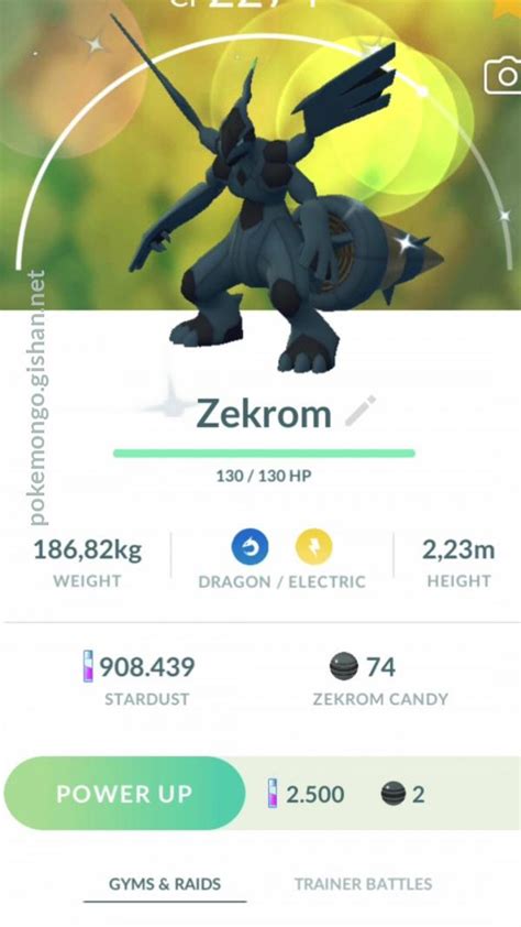 Shiny Zekrom - Pokemon Go