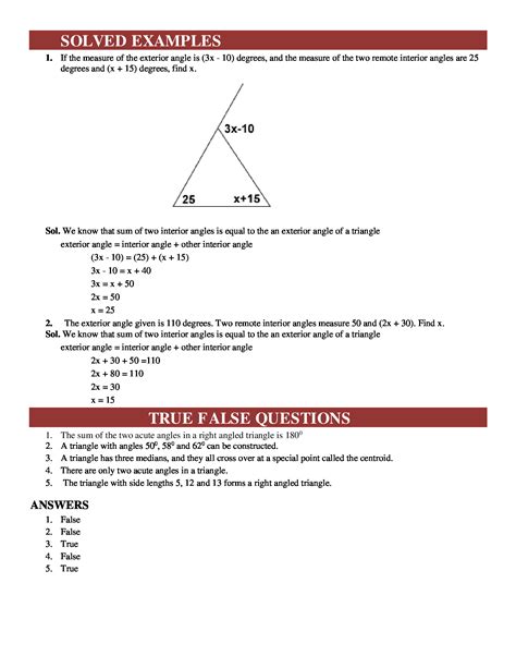 Exterior Angle of A Triangle And Its Property | physics Wallah