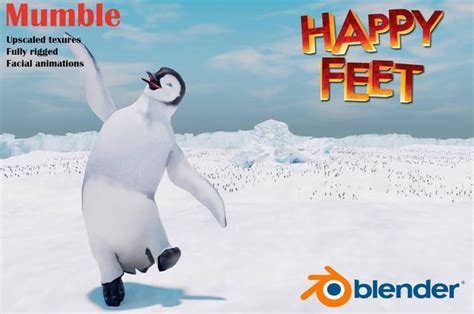 3d model of Mumble from Happy Feet movie : r/HappyFeet