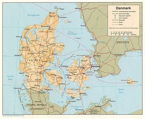 Denmark Map