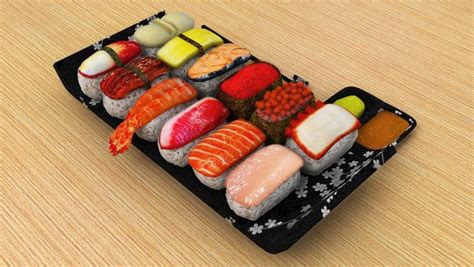 Sushi Set Design 1 3D model - TurboSquid 1925766