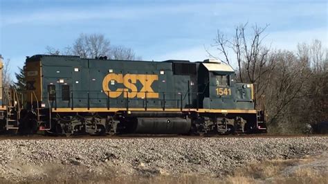 THROWBACK TO 2019: CSX GP15-1 leads transfer train to the TSRR. 1-8-2019 - YouTube