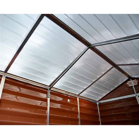 Palram Skylight Amber 6 x 8ft Garden Shed | Wilko