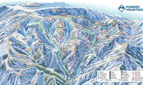 Powder Mountain Trail Map - SnowBrains