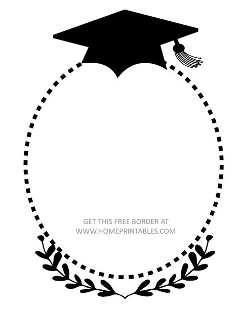 15 Free Graduation Borders {With 5 NEW Designs!} - Home Printables