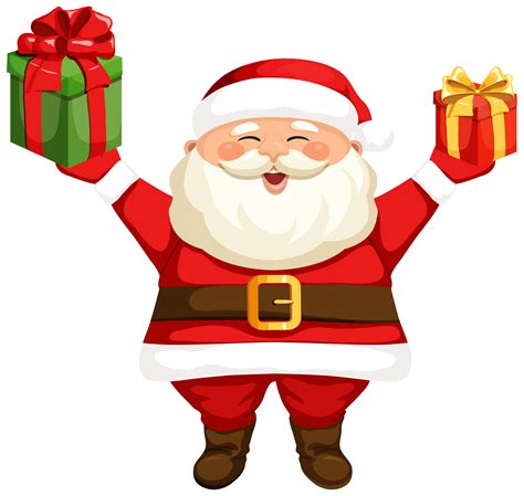 Santa Claus Rudolph Clip art - Santa Claus with Gifts PNG Clipart Image ...