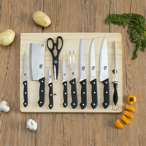 10 Piece Knife Set with Cutting Board - Walmart.com - Walmart.com