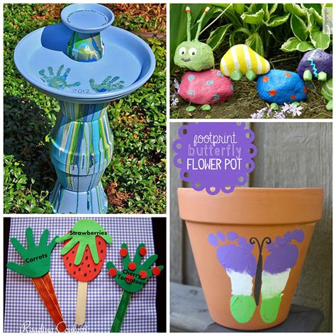 12 Super Cute Garden Crafts For Kids - The Realistic Mama