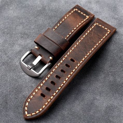 Handmade Genuine Leather Watch Strap 20mm 21mm 22mm 23mm 24mm - Etsy UK