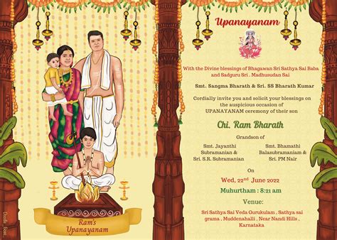 Upanayanam invitation | Behance