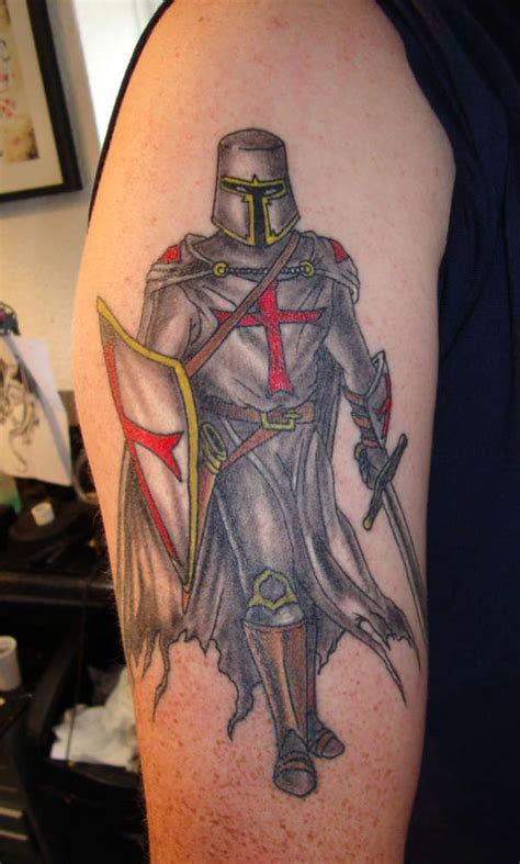 Knights templar / crusader knight tattoo | Tattoo | Pinterest | Knight tattoo, Crusader knight ...