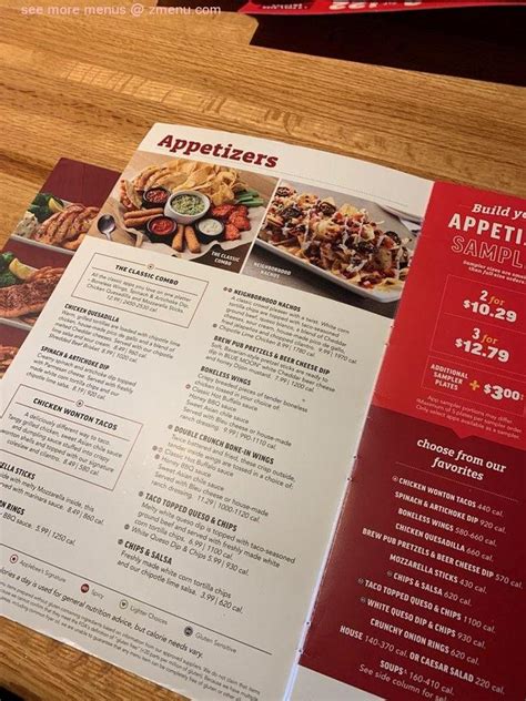 Online Menu of Applebees Grill + Bar Restaurant, Grandville, Michigan ...