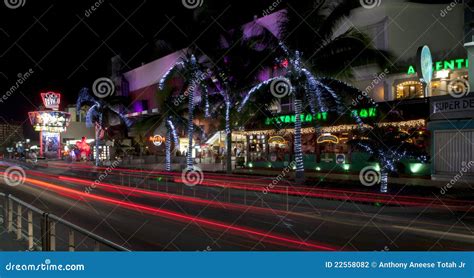 Cancun Nightlife (panoramic) Editorial Photography - Image: 22558082