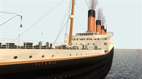 RMS Titanic Cinematic Filming Model 3D Model CGTrader