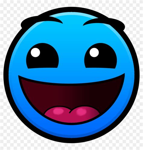 Image Result For Geometry Dash Faces - Easy Difficulty Geometry Dash - Free Transparent PNG ...