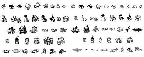 Map Symbols Photoshop Brushes Castles Etc Map Symbols Fantasy Map | Images and Photos finder