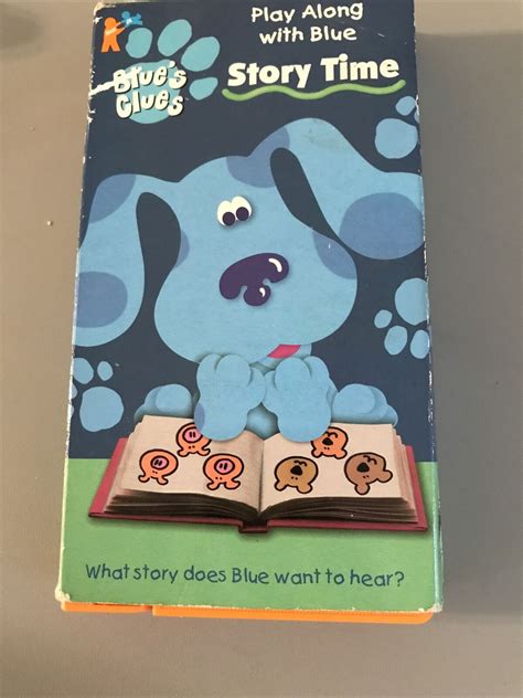 Vintage BLUE'S CLUES Play Along With Blue Story Time VHS VIDEO VHS VIDEO 1998 97368388833 | eBay