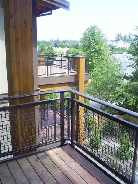 Woven Mesh - Aluminum Railings | Railings outdoor, Balcony railing design, Balcony grill design