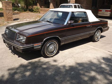 1982 Chrysler LeBaron Mark Cross Convertible Medallion 80378 miles ...