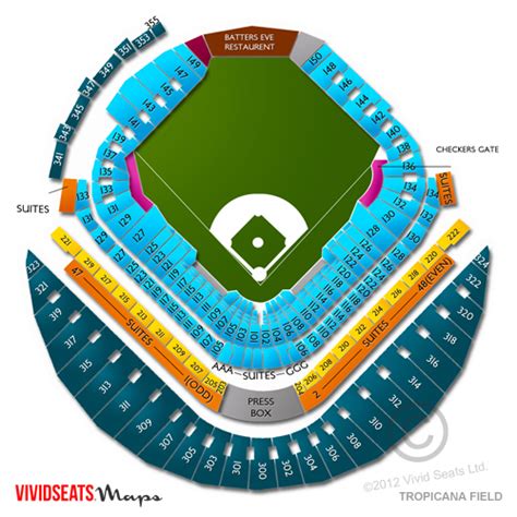 Tropicana Field Seating Chart and Tickets - Event Information