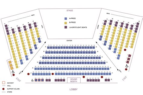 Seating Chart - Capital Rep Albany - LORT Theatre