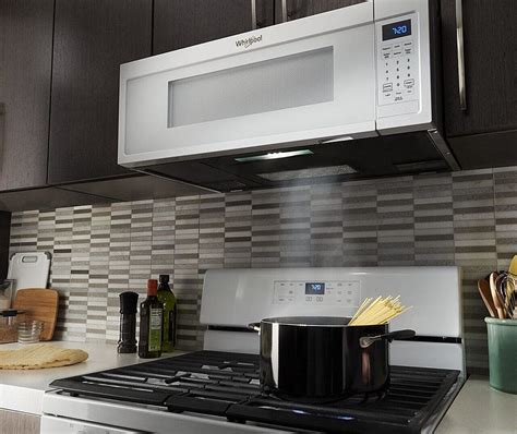 Whirlpool Low Profile Over-the-Range Microwave Hood With 2-Speed Vent Stainless Steel WML35011KS ...