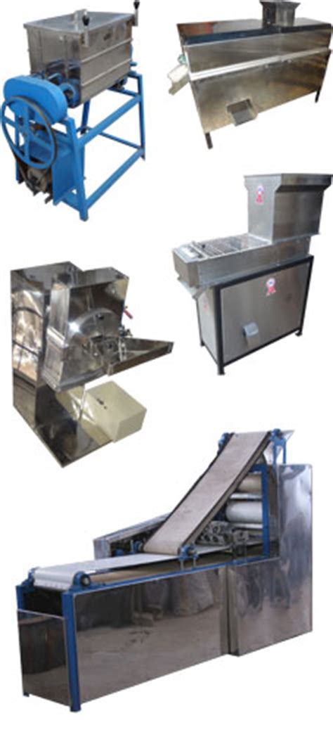 Industrial pulverizing equipments, chapati making machinery, potato chips production lines ...